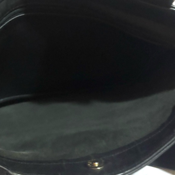 Coach vintage black leather shoulder handbag - Picture 7 of 8